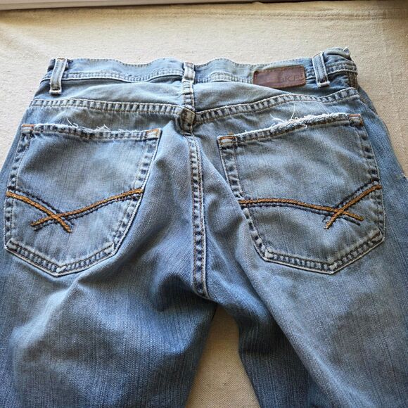 Buckle BKE Jeans Mens Size 32x30 Blue Denim Derek Stretch Bootleg Western - Picture 12 of 15